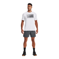 UNDER ARMOUR 安德玛 男子运动T恤 1329582-100 白色 L