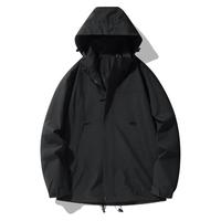 MERRTO 迈途 三防冲锋衣春秋2024户外轻运动防水男女登山服拼色机能山系外套D 黑色(男女同款) L