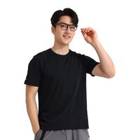 SANFO PLUS户外轻锋速干T恤短袖圆领夏透气户外运动训练作战衫吸湿排汗 黑色 S