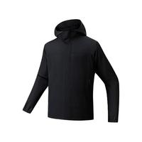 安踏（ANTA）水壳LT冲锋衣丨秋季防风雨轻量化单层硬壳外套男徒步登山服风衣 【水壳轻量LT 3.0】基础黑6605-5 L