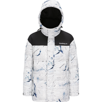 波司登羽绒服男冬季时尚情侣款厚短款新国标绒外套B20143330 深蓝等高线9N76 155/80A