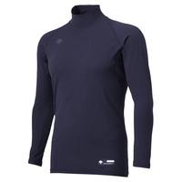 DESCENTE 迪桑特 男士运动T恤健身长袖高领上衣立领打底运动服STD-770B 海军蓝(DNVY)