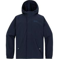 Jack Wolfskin狼爪冲锋衣男秋季户外运动防风防水透气登山野营夹克连帽外套 1134-1010/宝蓝色 S 170/92A