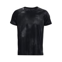 安德玛(UNDERARMOUR)春夏Iso-Chill男子跑步运动短袖T恤1377882 黑色001 XL