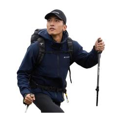 Columbia 户外情侣防水冲锋衣徒步外套XE3734 464 远山蓝