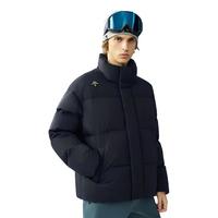 迪桑特(DESCENTE)男女同款短款面包羽绒服冬 BK-黑色 L (175/96A) BK-BLACK