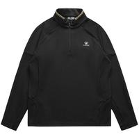 卡尔美半拉链跑步运动服男球队训练半开衫衣立领长袖球员T恤