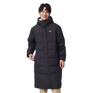 彪马（PUMA）男女同款运动隔冷保温长款羽绒外套 LONG DOWN JACKET 687428 黑色-01 M (175/96A)