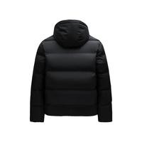 安踏速暖羽绒丨短款无缝羽绒服男冬季鸭绒保暖面包服连帽外套