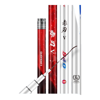 光威(GW) 鱼竿赤刃五代台钓竿轻硬碳素钓鱼竿渔具垂钓钓具用品 赤刃Ⅴ时尚版6.3米