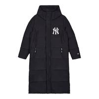 NewEra纽亦华男女MLB系列保暖连帽洋基队中长款潮羽绒服12877419