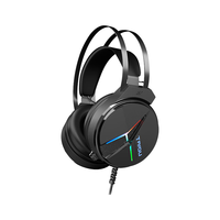 钛度 THS309A3极光 游戏耳机有线头戴式 电竞短麦耳麦 台式USB立体声