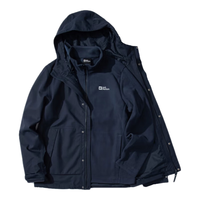 Jack Wolfskin 狼爪 男子三合一冲锋衣 5122131-1010 宝蓝色 M