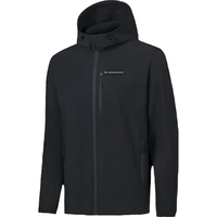 京东京造秋冬登山探险夹克舒暖三防外套户外软壳外套 黑色 XXL XXL(185/104A)