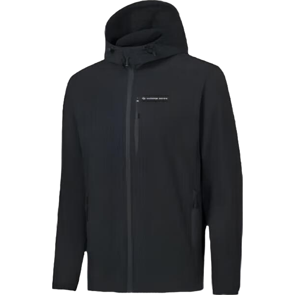 移动端、京东百亿补贴：京东京造 秋冬登山探险夹克舒暖三防外套户外软壳外套 黑色 S