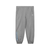 KAWASAKI卫衣男款秋冬套头拉链时尚百搭刺绣立领运动上衣 卫裤-灰色 S