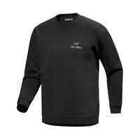 ARC'TERYX 加拿大Arcteryx始祖鸟EMBLEM FLEECE男款抓绒圆领套头衫 黑色/Black M