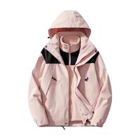 皇家骆驼 CAMEL冲锋上衣男外套秋冬季三合一防水加绒保暖户外登山服