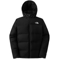 The North Face北面羽绒服男户外保暖防泼水鹅绒4U82 宇宙黑/4H0 M