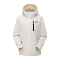 PELLIOT 伯希和 通用三合一冲锋衣 12340106 暖日白-女 XXL