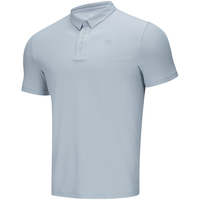 可隆 KOLON SPORTPOLO衫 男子户外保罗速干吸湿露营徒步运动翻领短袖T恤 LHPT4MTT57-LB 浅蓝色 180/XL