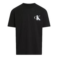 calvin klein 男士休闲简约圆领宽松百搭纯棉CK短袖T恤