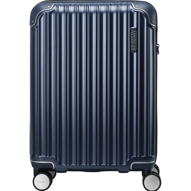 移动端、京东百亿补贴：AMERICAN TOURISTER 美旅 箱包八轮旋转拉杆箱时尚旅行李箱轻便密码箱NL7深蓝色20英寸