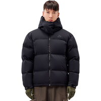 伯希和(Pelliot)户外鹅绒羽绒服男女冬季保暖加厚防风鹅绒服夹克外套114408255黑M