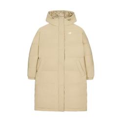 new balance NB24年女款保暖百搭长款运动连帽羽绒服AWJ43358