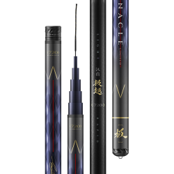 汉鼎 极越轻量大综合鱼竿28调高碳素手杆手竿台钓竿超轻超硬钓鱼竿鱼竿 7.2m