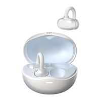 惠普 H10T小彩蛋蓝牙耳机耳夹式蓝牙5.4低延时开放式运动游戏音乐耳机适用华为苹果小米vivo 珍珠白