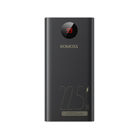 ROMOSS 罗马仕 PEA40 PF 移动电源 黑色 40000mAh Type-C/Lightning/Micro-B 22.5W 双向快充