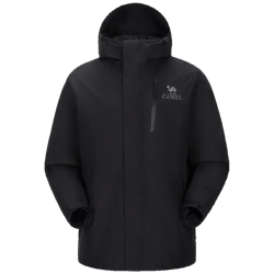骆驼 户外单层冲锋衣三防硬壳轻量化透湿专业登山服外套