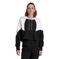 阿迪达斯官网adidas 三叶草 BLACK PINK同款女装运动套头衫GD2404 黑色/白 34(参考身高:164~167CM)