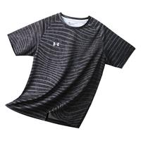 安德玛 UNDERARMOUR）男装女装 2024夏季时尚潮流运动T恤训练短袖舒适透气体恤 24500510-001 L