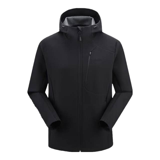 探路者 男款连帽软壳衣 TAEEBN91741