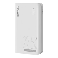 ROMOSS 罗马仕 PPH10-15 移动电源 白色 10000mAh Type-C/Micro-B/Lightning 22.5W 双向快充