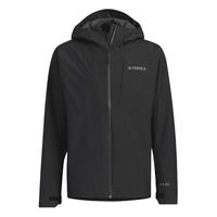 adidas阿迪达斯TERREX男装抗风透湿防水户外运动冲锋衣IL8910 黑色 A/L