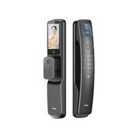 海尔（Haier）S60Pro掌静脉识别全自动智能锁指纹锁密码锁防盗门锁 S60 Pro 曜石黑【掌静脉+人脸】