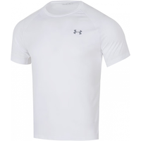 安德玛（Under Armour）男装短袖 2025夏季训练快干休闲服透气圆领短袖T恤衫 【白色】快干透气/宽松版型 L (175/96A)