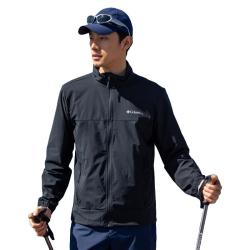 Columbia 2026春夏新品户外男子拒水防风软壳衣轻薄休闲运动立领外套