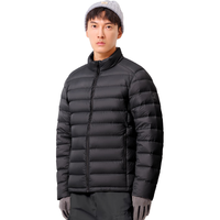 伯希和(Pelliot)户外轻薄羽绒服男女冬800蓬鹅绒保暖外套冲锋衣内胆11340821黑3X 男曜石黑|95%绒子含量 XXXL