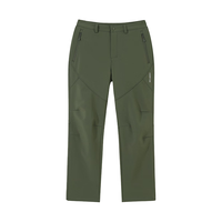 拓路者(Pioneer Camp)藏狼户外徒步登山裤男秋季防风防泼水保暖软壳裤长裤子 深灰 L
