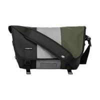 TIMBUK2 天霸 邮差包斜挎包经典拼色信使包单肩包时尚潮包帆布包休闲包男环保料 音速黑/枪灰/军绿色 S