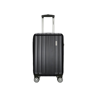 Diplomat 外交官 扩充层拉杆箱万向轮密码箱 TC-6673 黑色 24英寸