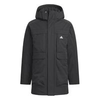 adidas 阿迪达斯 轻运动男冬季600蓬保暖连帽鸭绒羽绒服IV7553 黑色 A/2XS