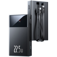 BASEUS 倍思 PPXD2-20 双线数显快充移动电源 黑色 20000mAh Type-C 22.5W