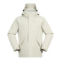 拓路者（Pioneer Camp）春秋款硬壳冲锋衣女三合一登山服防风防水户外旅行外套秋冬季保暖 橘红色-抓绒内胆 M