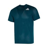 阿迪达斯 adidas简约百搭气质时尚舒适透气 男款跑步短袖运动上衣T恤男
