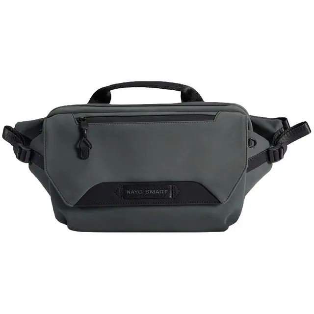 NAYO SMART 斜挎包单肩背包男士通勤运动骑行多功能高级感 H3藏黑色 HermanH3